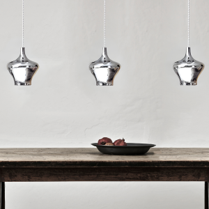 Nostalgia 3 Lights Track Pendant Light, chrome - Warehouse Sale