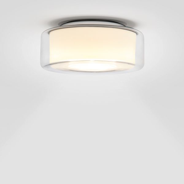 Curling clear / cylindric opal LED ceiling light