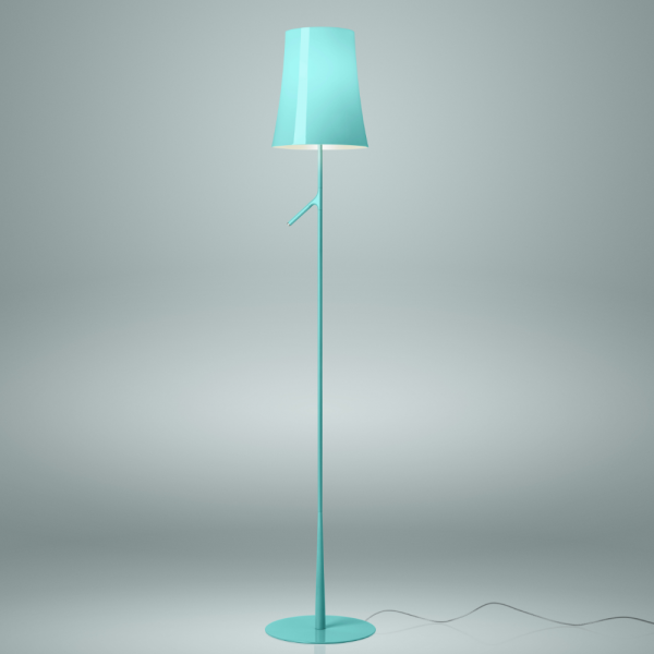 Birdie floor lamp, turquoise