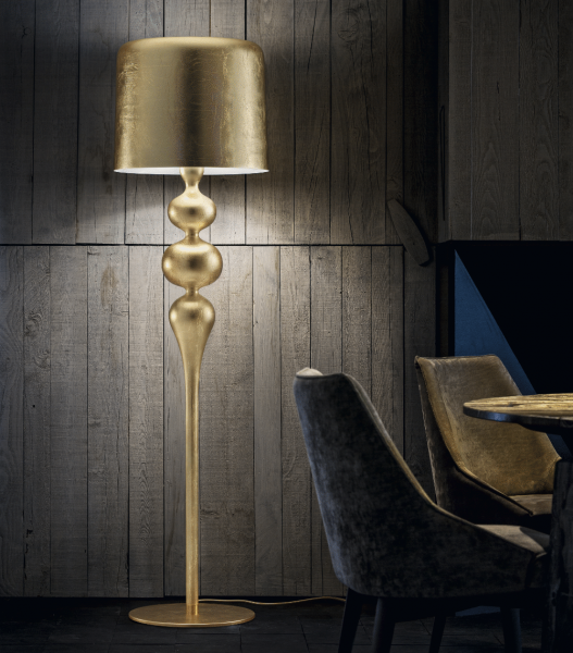 Eva STL3+1 Floor lamp, gold leaf