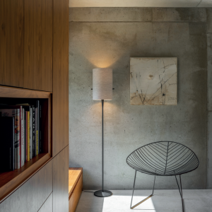 Club Floor Lamp, black, gray