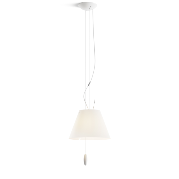 Costanzina D13 spi pendant light, white
