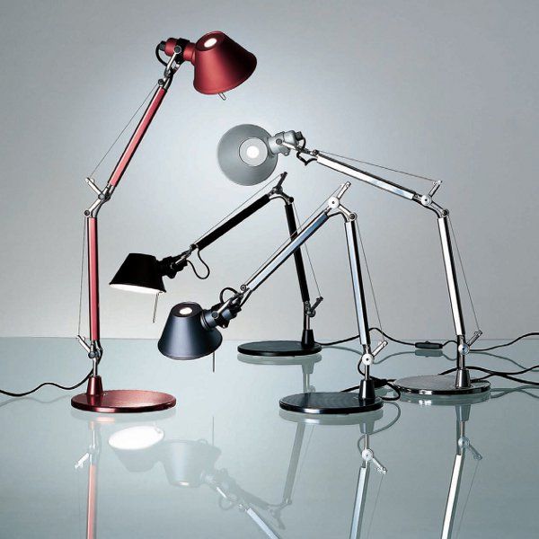 Tolomeo micro table lights with table base