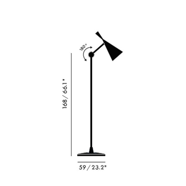 Tom Dixon Beat Floor Light | LightingDeluxe.com