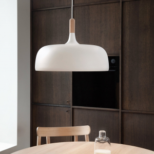 Acorn Pendant Light, white, light beech