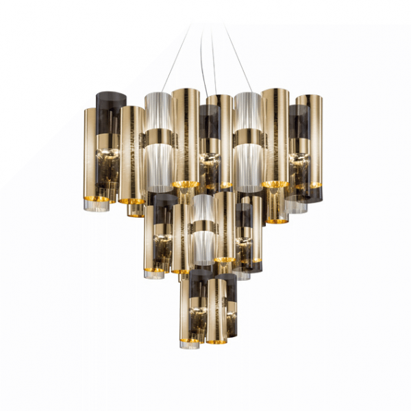 La Lollo XL pendant lamp, phase-out model gold