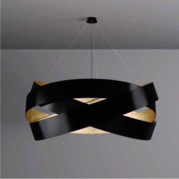 Pura Pendant light black/ gold