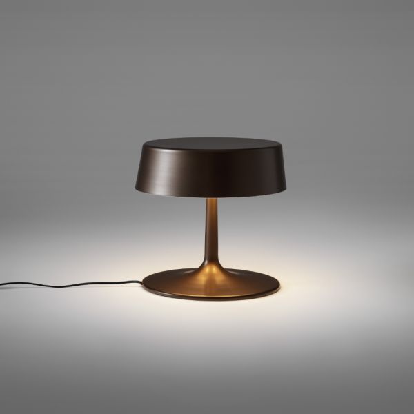 China small Table light, bronze matt