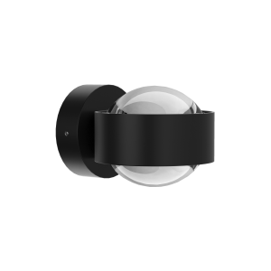 Puk Mini Wall Halo wall lamp, black - Lens/ Lens